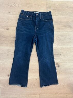 Madewell curvy cali Demi boot cut Dark wash Jeans